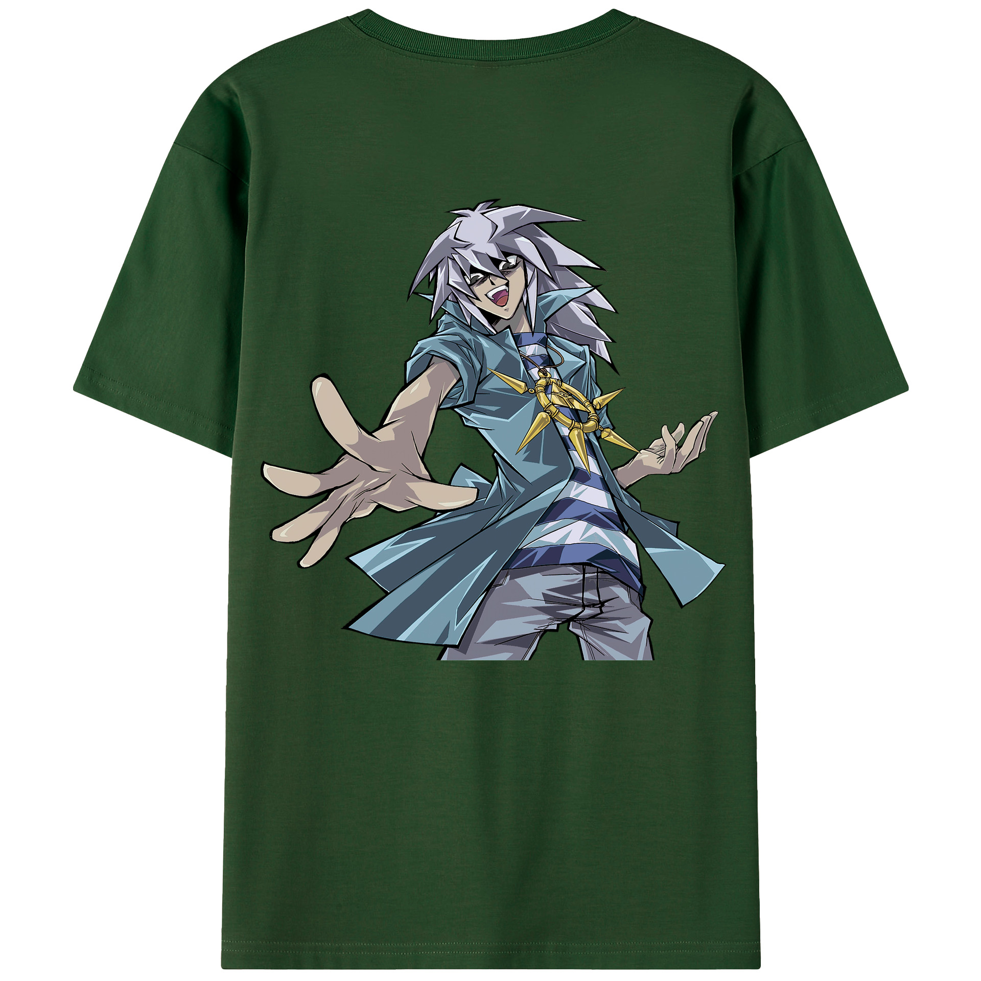 （画像用） 遊☆戯☆王 Yu-Gi-Oh! 綿100％半袖Tシャツ（背面プリント）